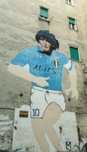 Murales di Maradona ai quartieri spagnoli