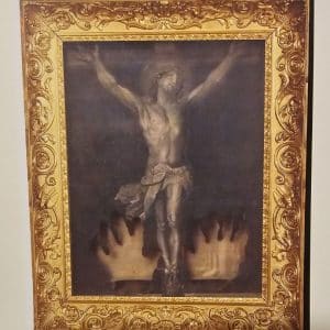 Quadro dell'anima dannata nel complesso monumentale vincenziano al rione sanità