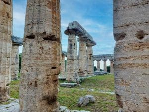 Tempio di Athena nella valle dei Templi di Paestum